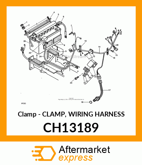 CLAMP, WIRING HARNESS CH13189