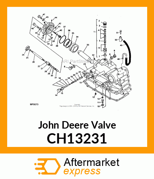 VALVE AND SEAT, RELIEF CH13231
