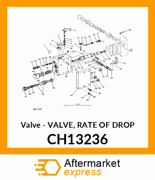 Valve - VALVE, RATE OF DROP CH13236