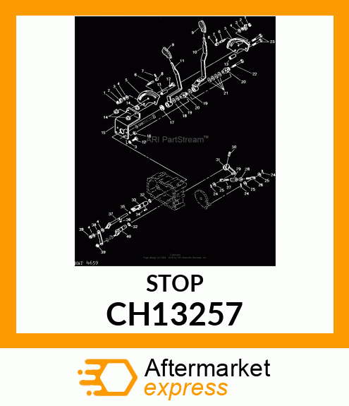 Stop - STOPPER, LEVER CH13257