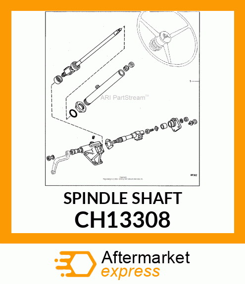 Steering Column - HOUSING, STEERING GEAR ASSEMBLY CH13308