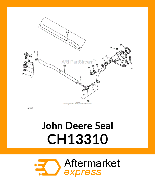 SEAL, SECTOR SHAFT CH13310