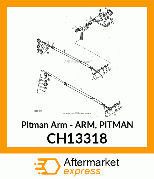 Pitman Arm - ARM, PITMAN CH13318