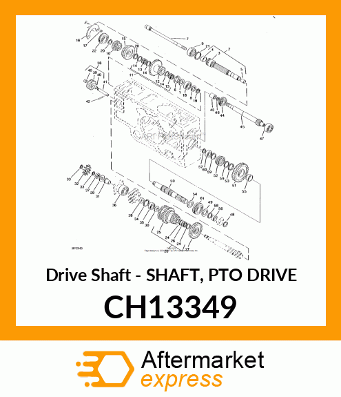 Drive Shaft - SHAFT, PTO DRIVE CH13349