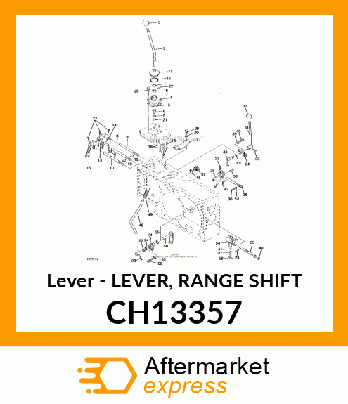 Lever - LEVER, RANGE SHIFT CH13357