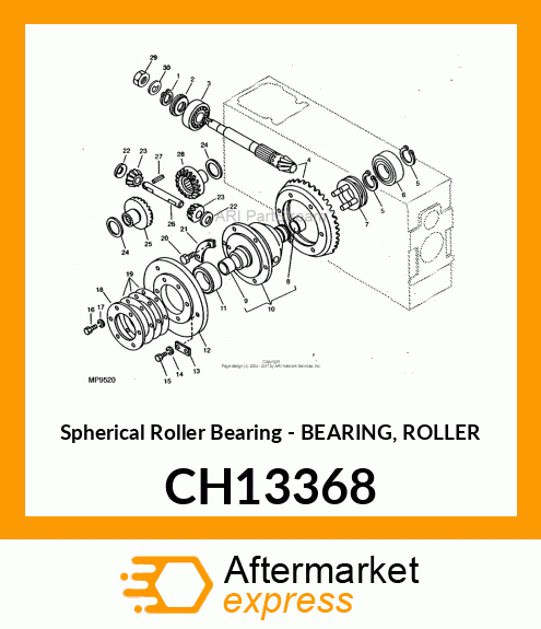 Spherical Roller Bearing - BEARING, ROLLER CH13368