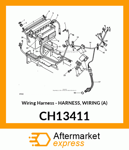 Wiring Harness - HARNESS, WIRING (A) CH13411
