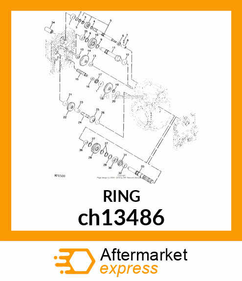 RING, EXTERNAL SNAP ch13486