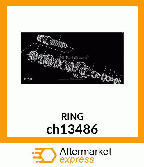 RING, EXTERNAL SNAP ch13486