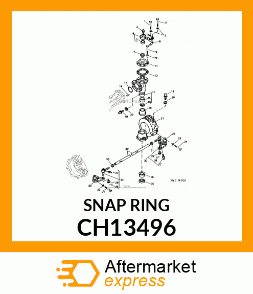 Snap Ring - RING, RETAINING CH13496