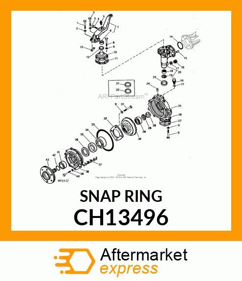 Snap Ring - RING, RETAINING CH13496