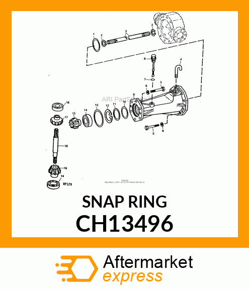 Snap Ring - RING, RETAINING CH13496