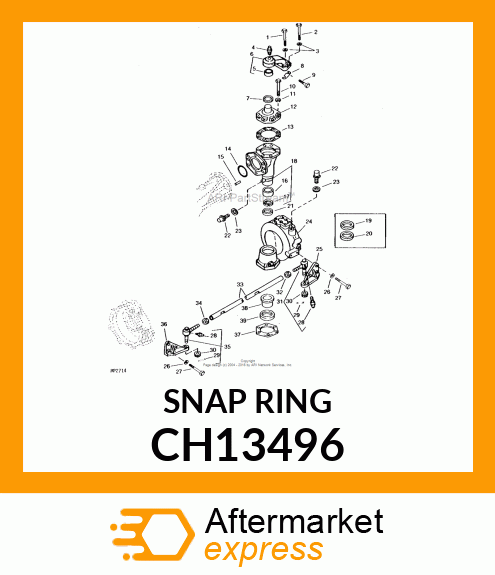 Snap Ring - RING, RETAINING CH13496