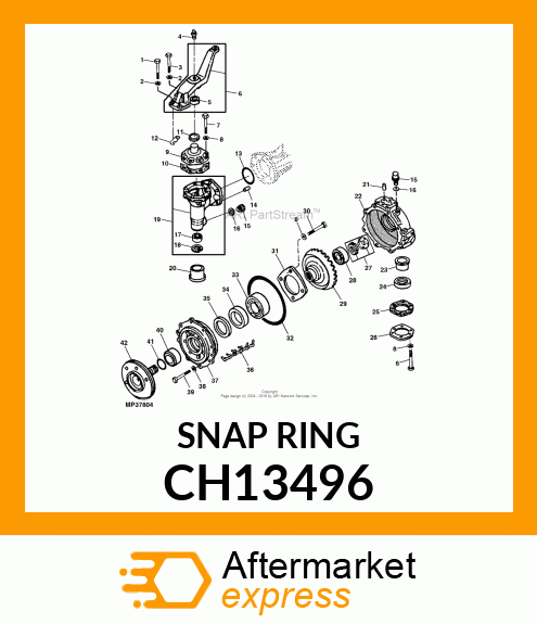 Snap Ring - RING, RETAINING CH13496