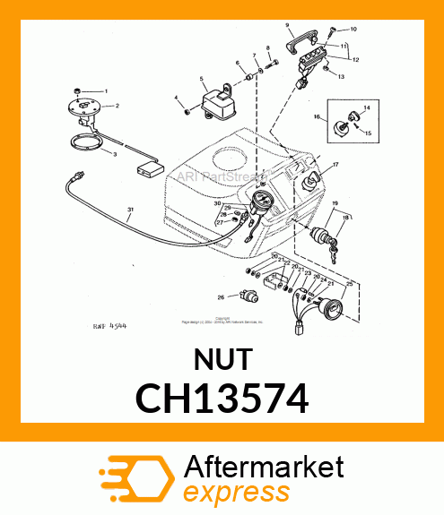 Nut CH13574