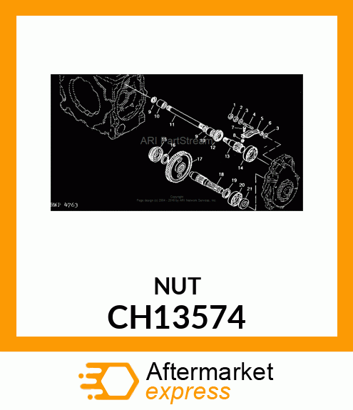 Nut CH13574