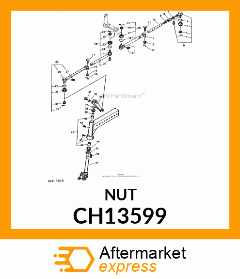 NUT, CASTLE CH13599