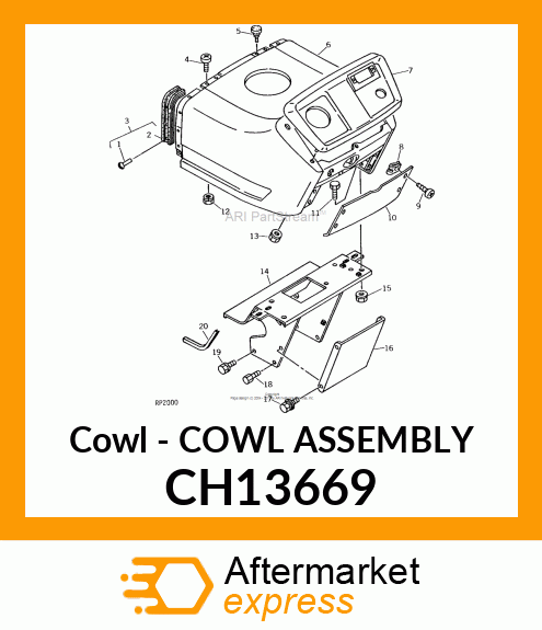 Cowl - COWL ASSEMBLY CH13669