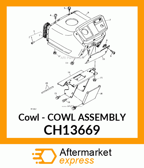 Cowl - COWL ASSEMBLY CH13669