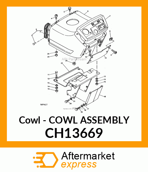 Cowl - COWL ASSEMBLY CH13669