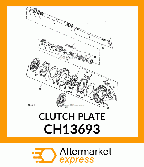 PLATE, PRESSURE, (B) CH13693