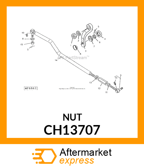 Nut CH13707