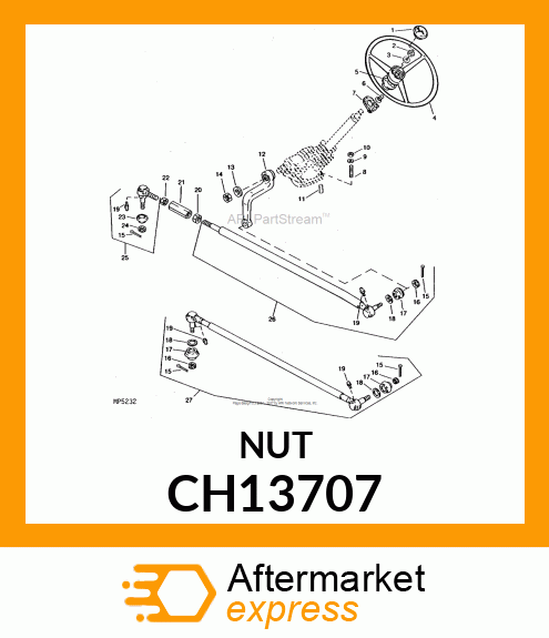 Nut CH13707