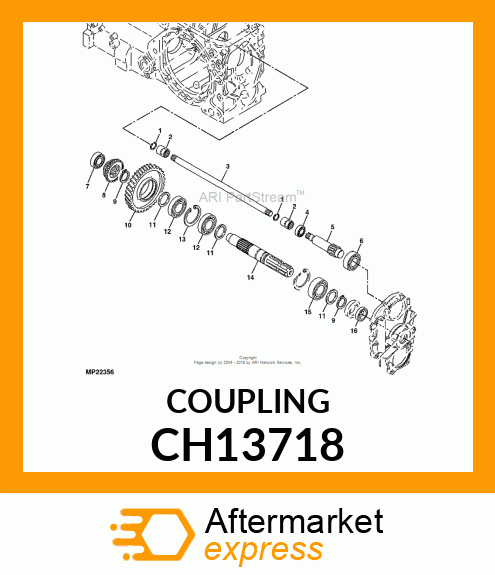 Splined Coupling CH13718