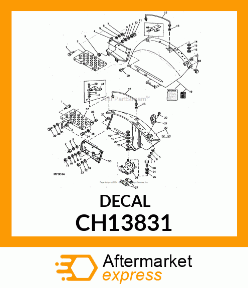 Label - LABEL, POSITION DRAFT SWITCHING CH13831