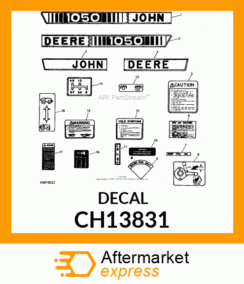 Label - LABEL, POSITION DRAFT SWITCHING CH13831