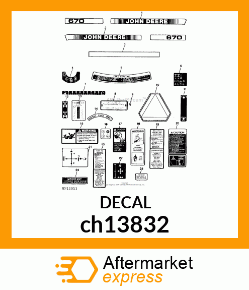 LABEL, LABEL, "DIESEL FUEL ONLY" ch13832