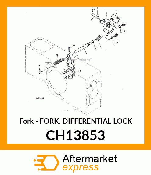 Fork - FORK, DIFFERENTIAL LOCK CH13853