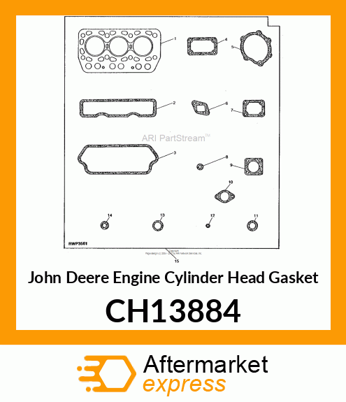 GASKET, CYLINDER HEAD COVER CH13884