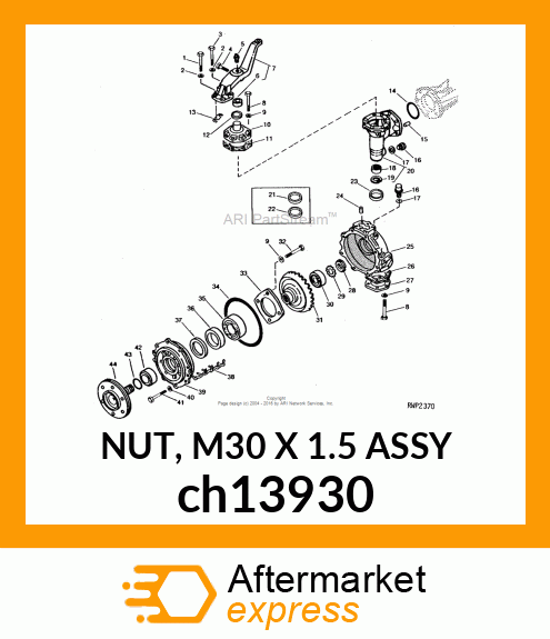 NUT, M30 X 1.5 ASSY ch13930