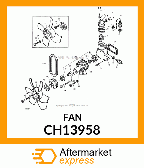 Fan - FAN, FAN,PLASTIC CH13958