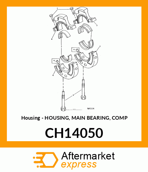 Housing - HOUSING, MAIN BEARING, COMP CH14050