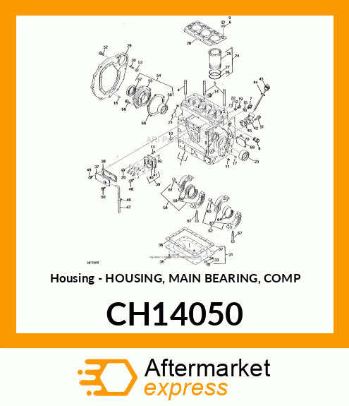 Housing - HOUSING, MAIN BEARING, COMP CH14050