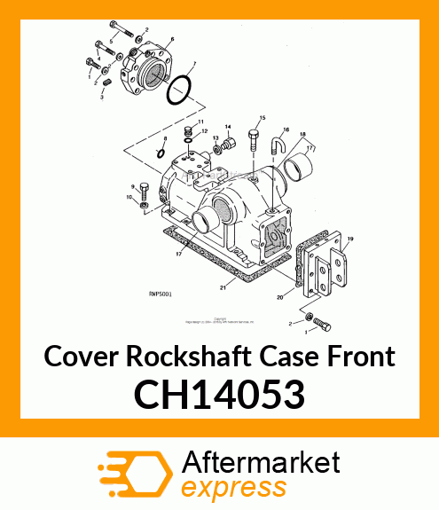 Cover Rockshaft Case Front CH14053