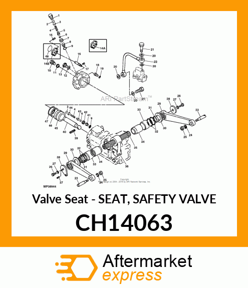 Valve Seat - SEAT, SAFETY VALVE CH14063