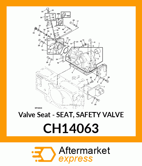 Valve Seat - SEAT, SAFETY VALVE CH14063