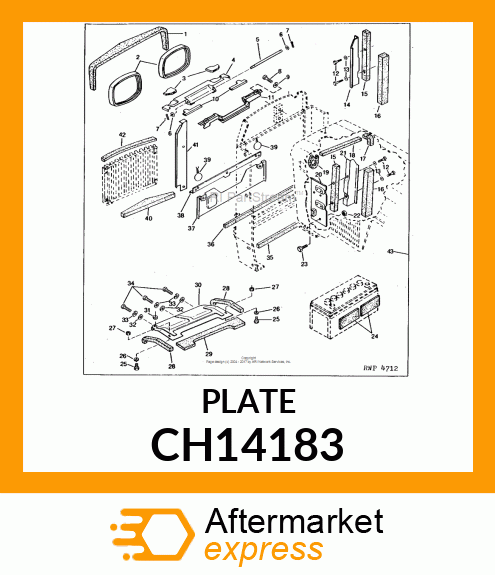 Support Hood Lh CH14183