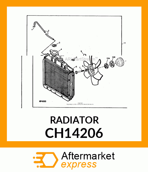 RADIATOR CH14206