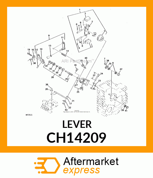 Lever - LEVER, REGULATOR, ASSY CH14209