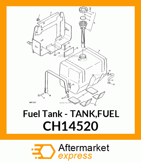 Fuel Tank - TANK,FUEL CH14520