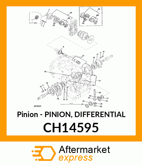 Pinion Differential CH14595