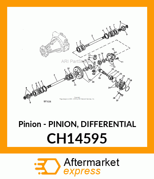 Pinion Differential CH14595