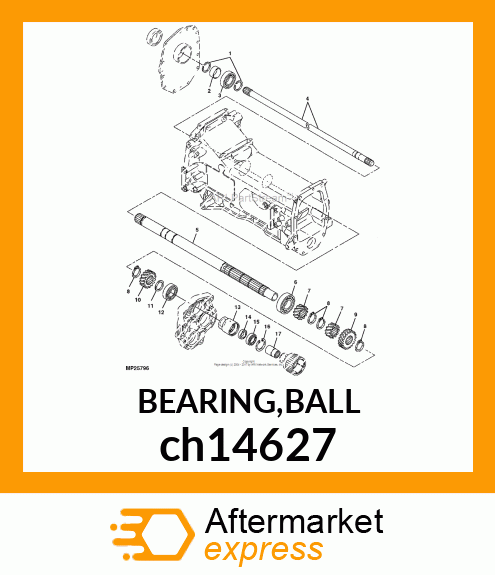 BEARING,BALL ch14627