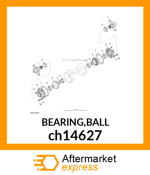 BEARING,BALL ch14627