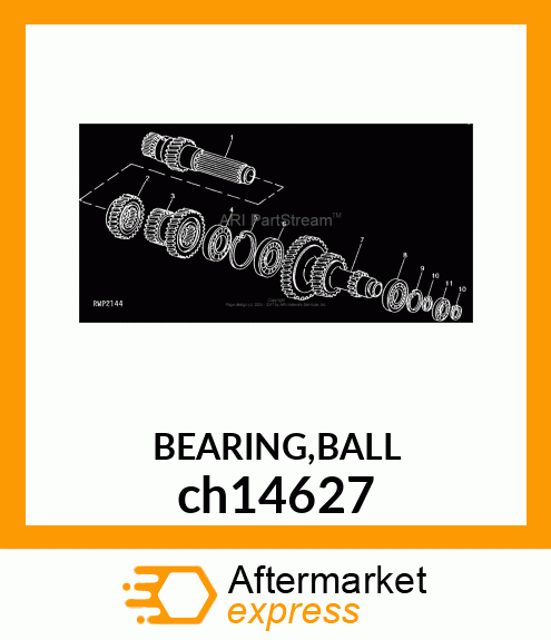 BEARING,BALL ch14627