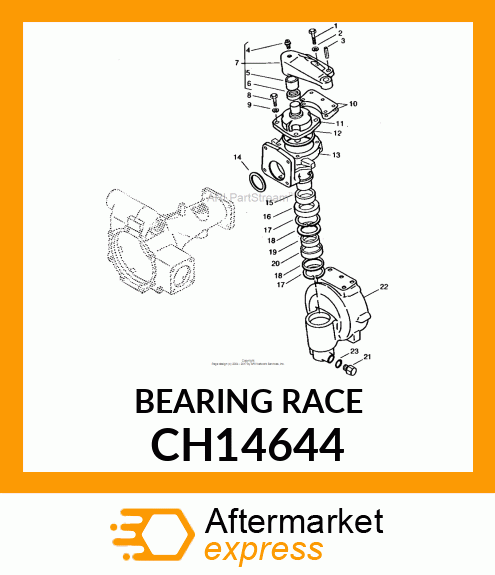 BEARING RACE, RACE,INNER CH14644